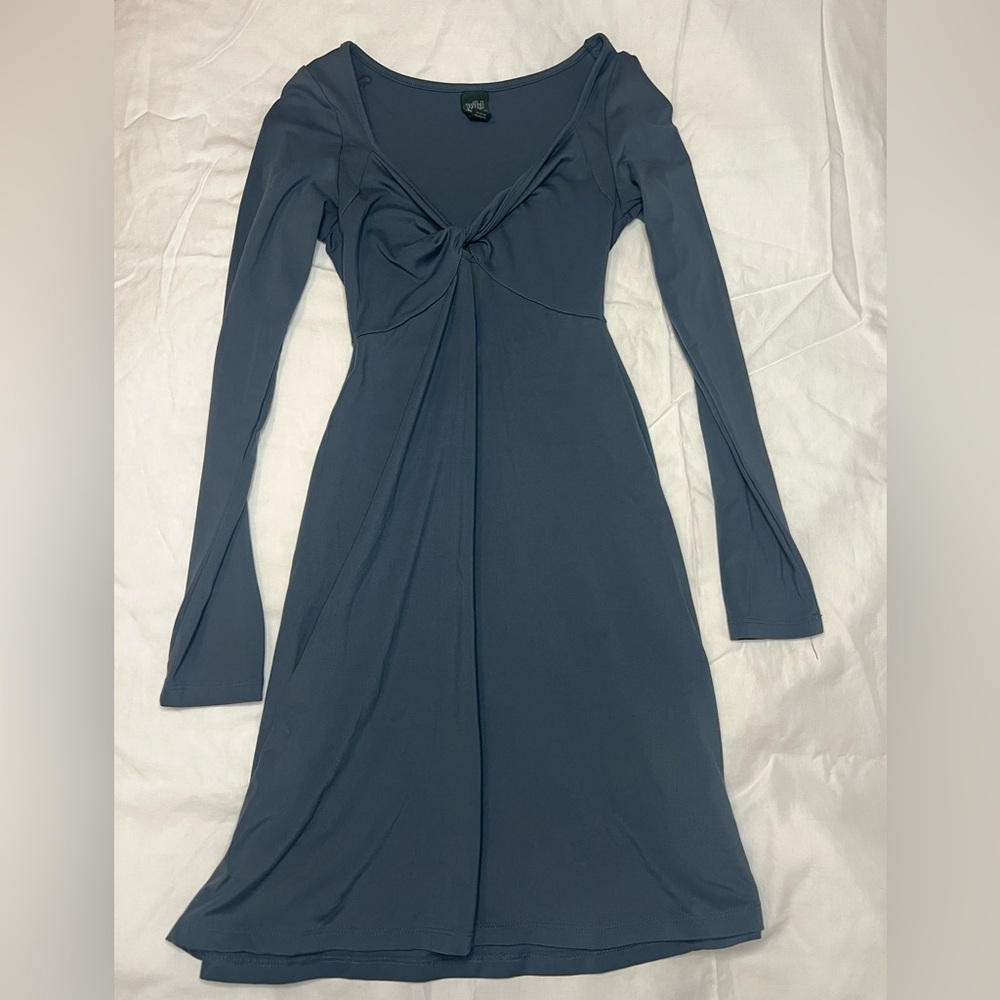 Wild Fable Blue Long Sleeve Dress